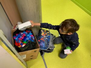 Collecte Bouchons, école Saint Joseph