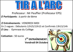 Association sportive Tir à l'arc