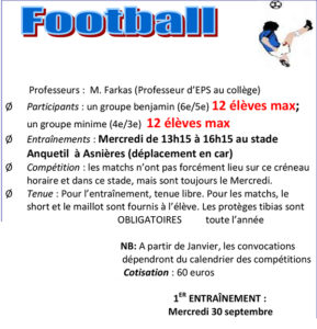 footbal à st Joseph
