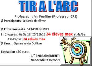 Association sportive tir à l'arc