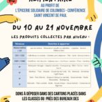Collecte alimentaire à l’école