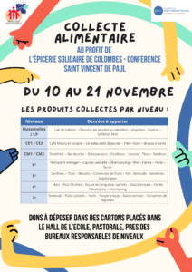 FLYER COLLECTE BA(1) Collecte alimentaire collège Saint Jospeh