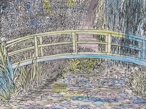 Travail sur Monet à Saint Joseph