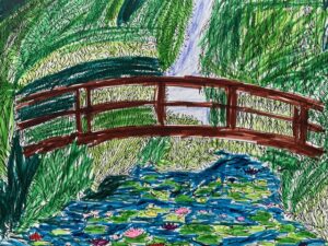 Travail sur Monet à Saint Joseph