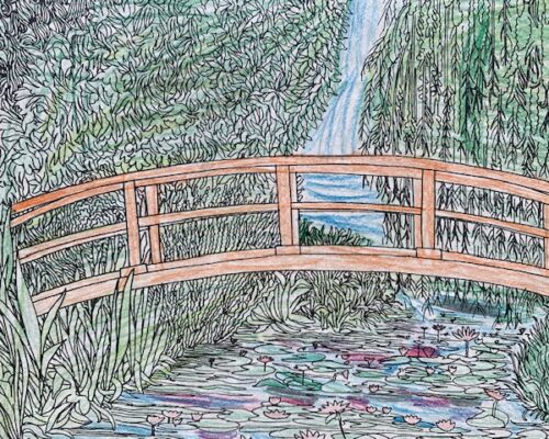 Travail sur Monet à Saint Joseph
